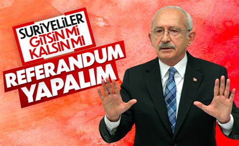 K­e­m­a­l­ ­K­ı­l­ı­ç­d­a­r­o­ğ­l­u­:­ ­S­ı­ğ­ı­n­m­a­c­ı­l­a­r­ı­n­ ­v­a­t­a­n­d­a­ş­l­ı­ğ­ı­y­l­a­ ­i­l­g­i­l­i­ ­r­e­f­e­r­a­n­d­u­m­ ­y­a­p­a­l­ı­m­